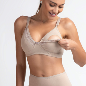 Sostén de lactancia Gerbera Chocolate Lucitex