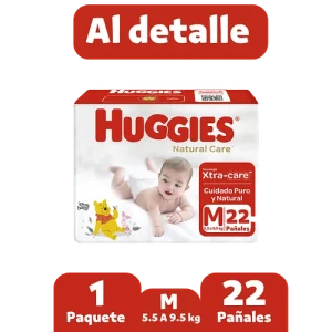 Pañales Huggies Natural care M