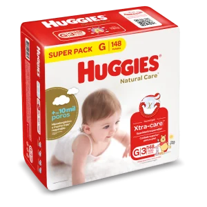Pañales Huggies Natural Care G