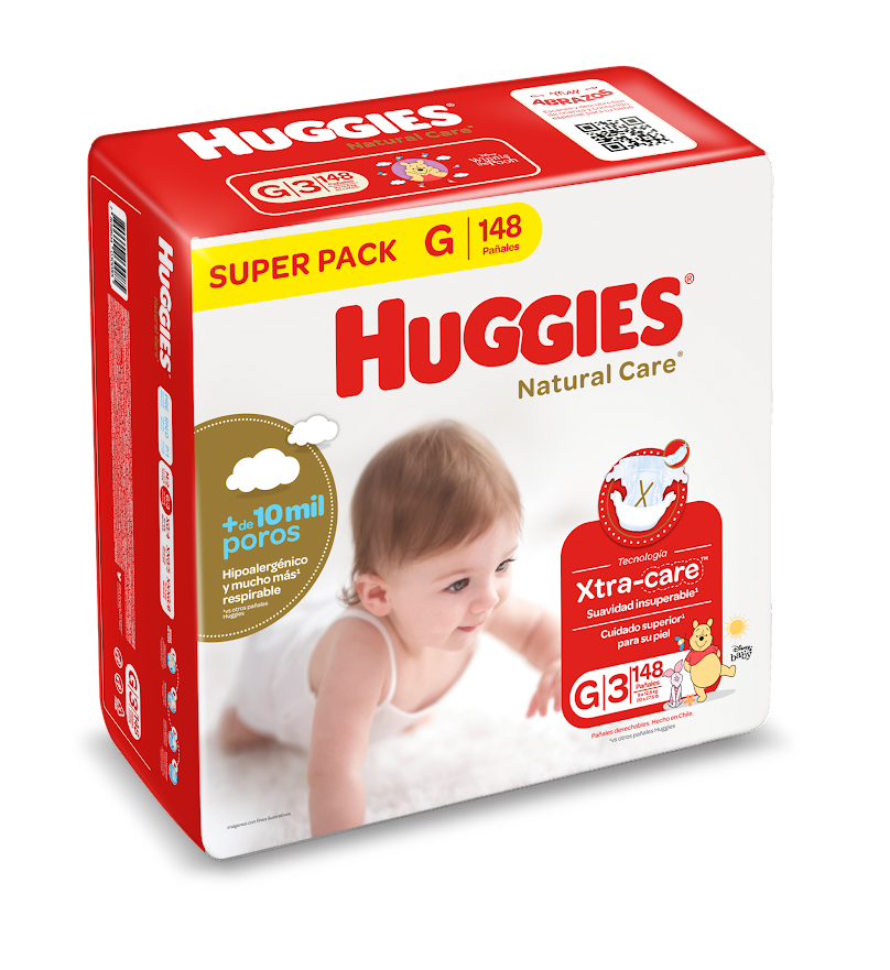 Pañales Huggies Natural Care G